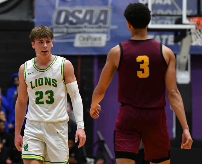 West Linn Central Catholic 6A Oregon boys basketball quarterfinal Taylor Balkom 08